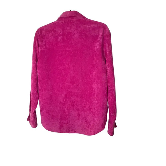 Zara Pink Corduroy Shirt Jacket Size Small - Picture 4 of 10